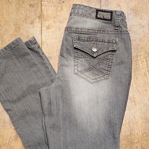 EARL JEANS Gray Straight Leg Women's Jeans - Sz 6